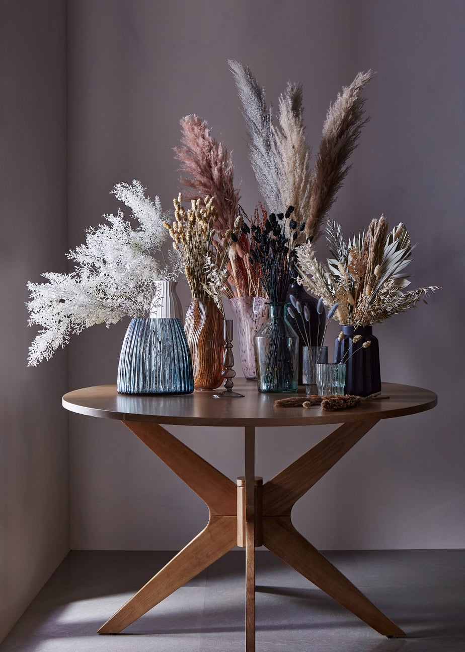 Pink Handkerchief Glass Vase (23.5cm x 23.5cm x 32.5cm)