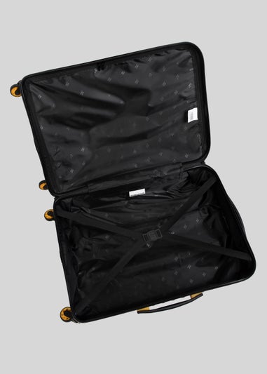 IT Luggage Black Hard Shell Suitcase