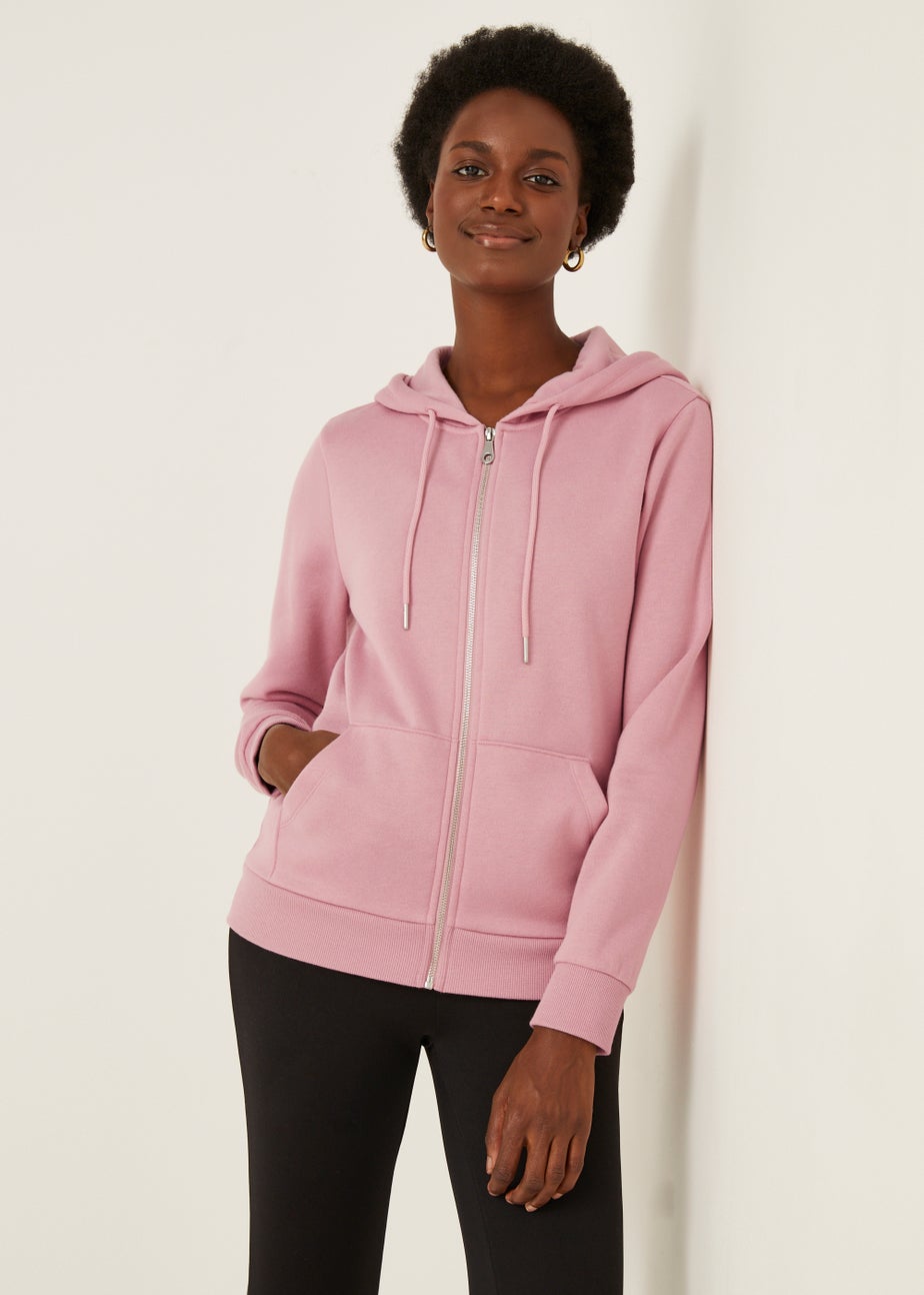 Light Pink Zip Up Hoodie