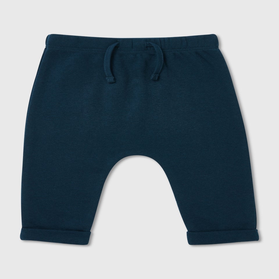 Baby Navy Joggers (Newborn-23mths)