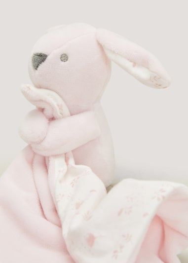 Pink Bunny Baby Comforter