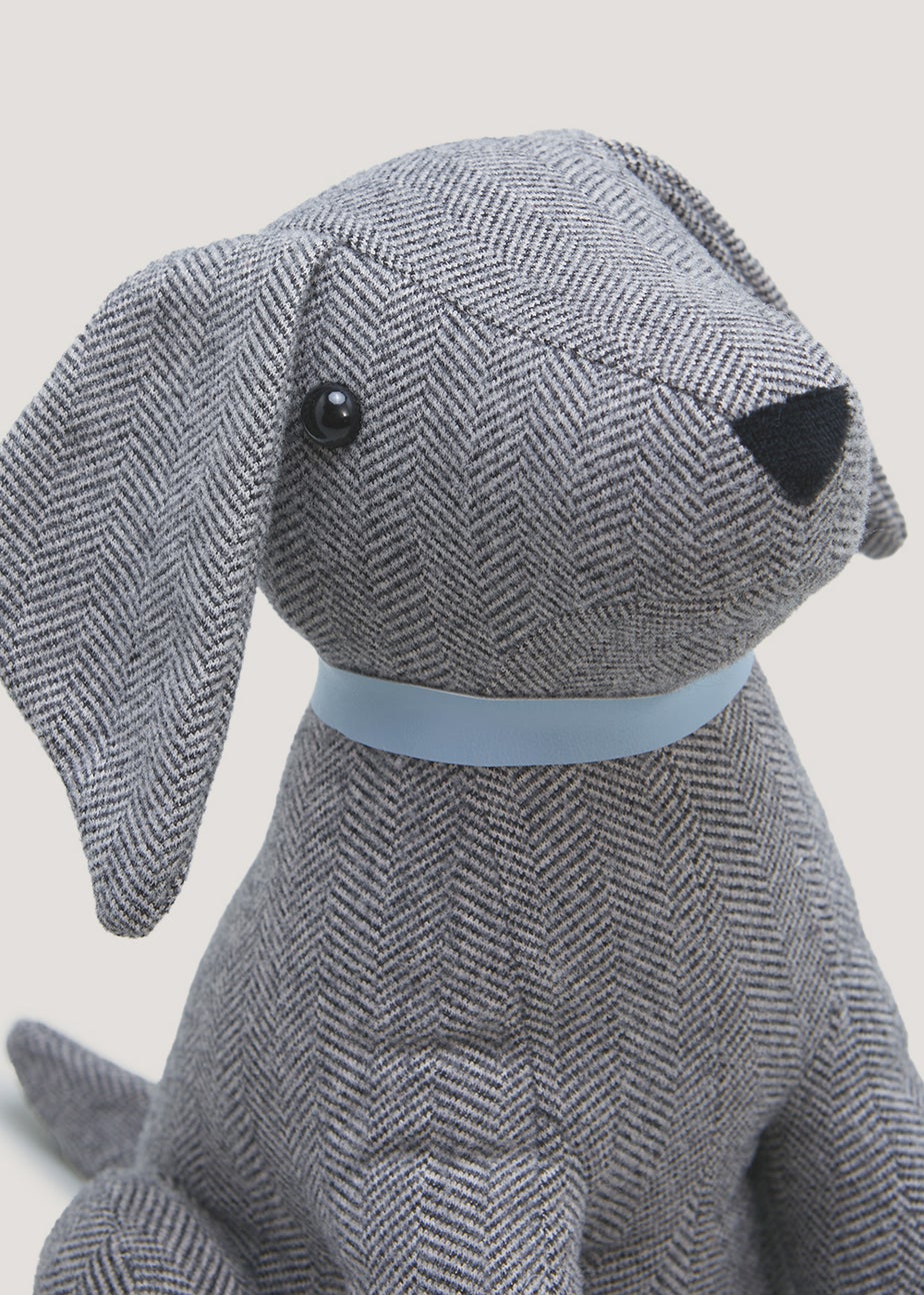 Herringbone Dog Doorstop (18cm x 24cm x 28cm)