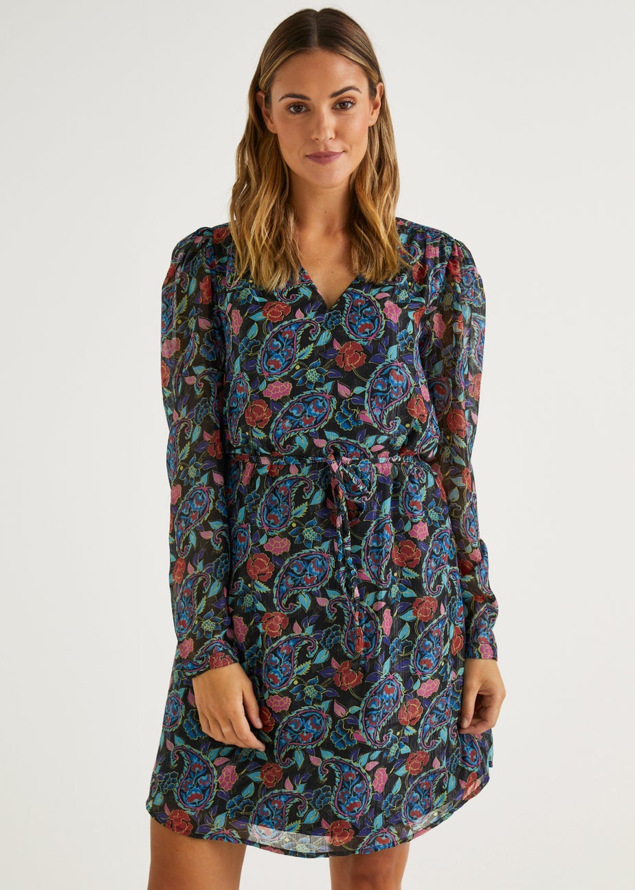 JDY Gonzo Multicoloured Paisley Print Dress