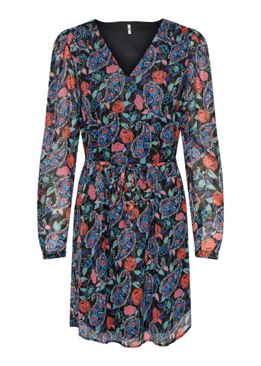 JDY Gonzo Multicoloured Paisley Print Dress