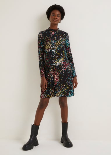 Black Star Swing Dress