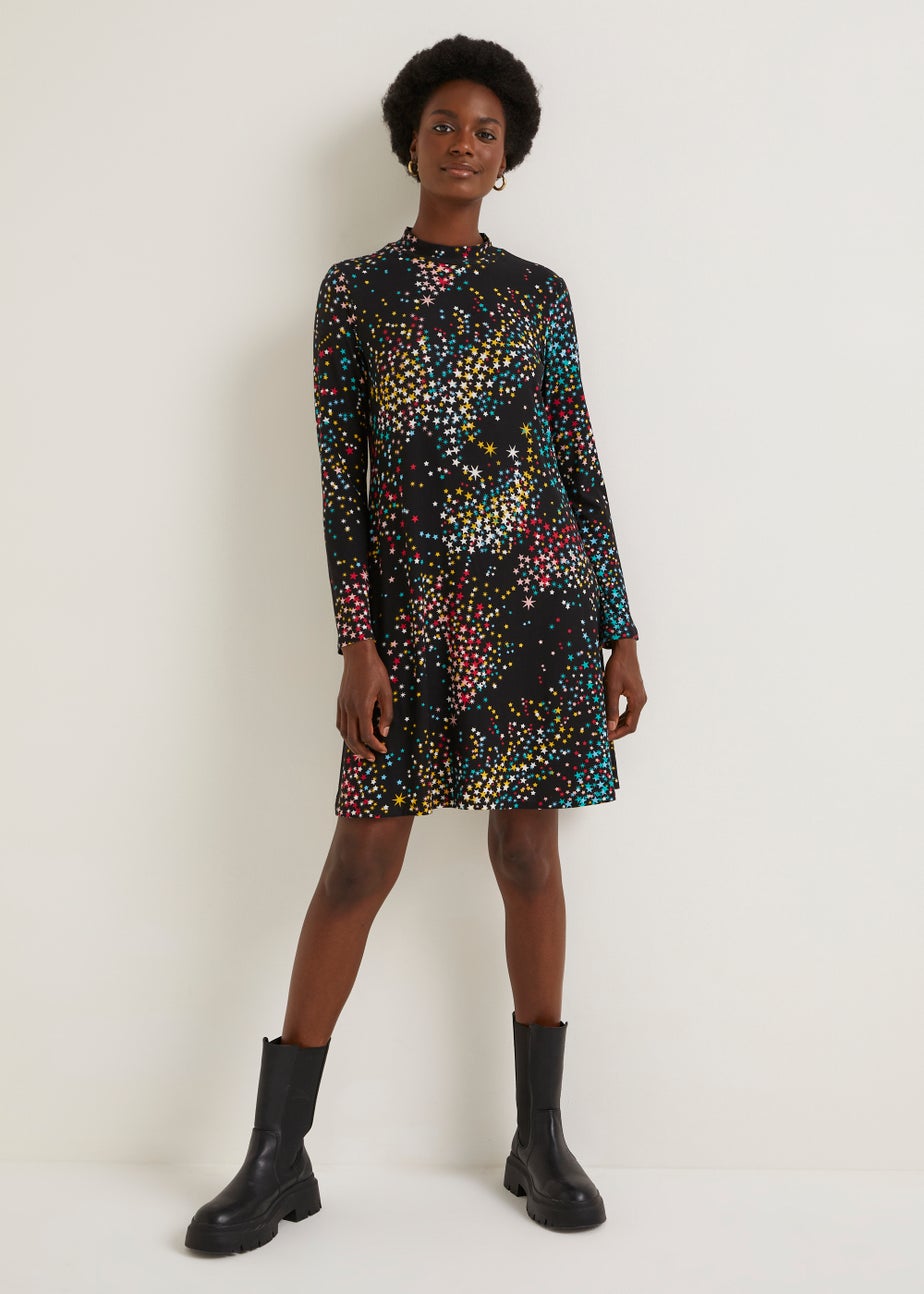 Black Star Swing Dress