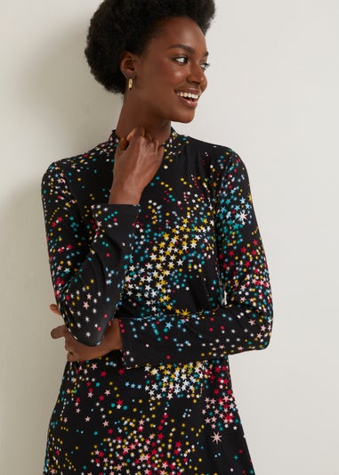 Black Star Swing Dress