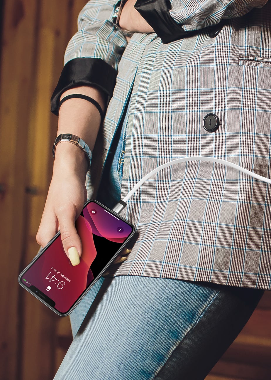 Hypergear Lightning Flexi Cable - White