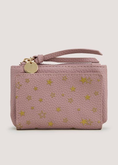 Pink Embellished Star Purse