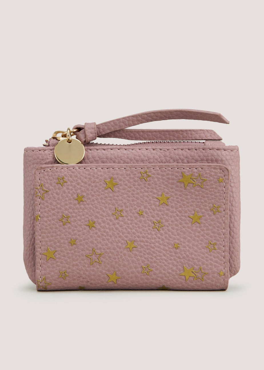 Pink Embellished Star Purse
