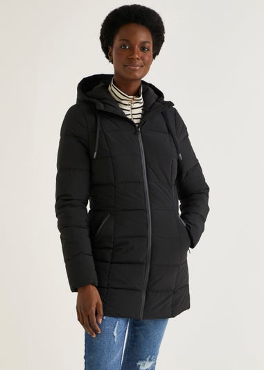 Black Short Padded Coat