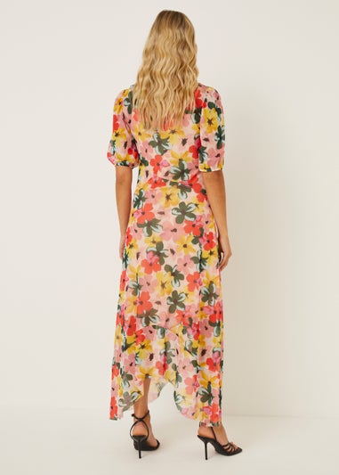 Be Beau Floral Mesh Dress