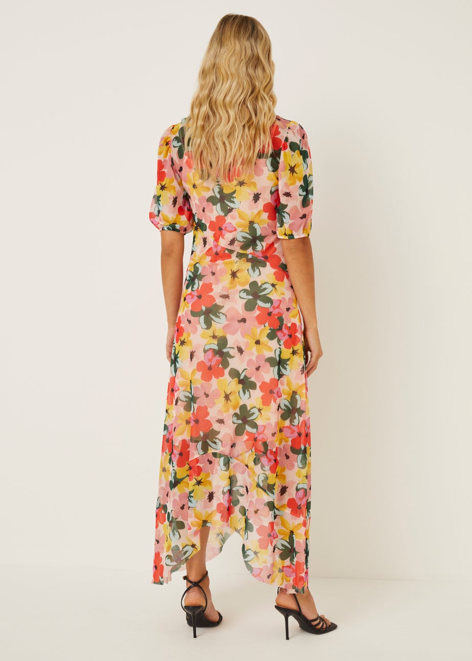 Be Beau Floral Mesh Dress