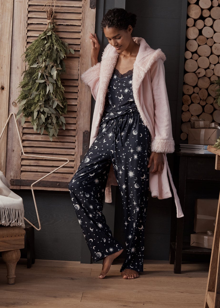 Navy Soft Touch Cami Pyjama Set