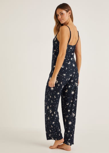 Navy Soft Touch Cami Pyjama Set