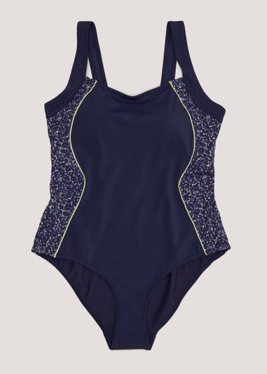 Souluxe Navy Sports Swimsuit