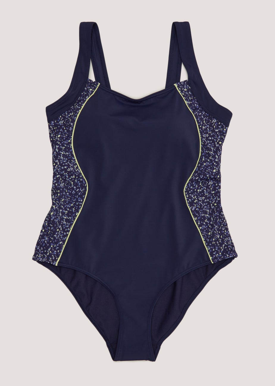 Souluxe Navy Sports Swimsuit