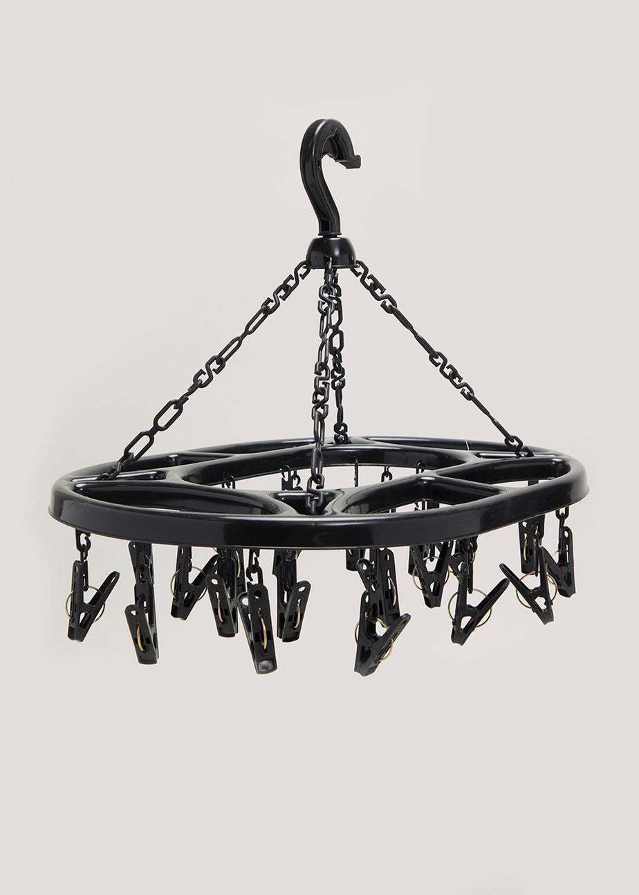 Black Hangable Sock Dryer