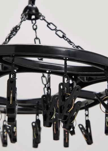 Black Hangable Sock Dryer