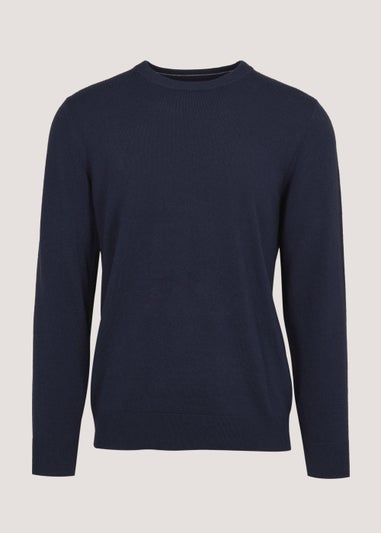 Navy Soft Touch Crew Neck Jumper