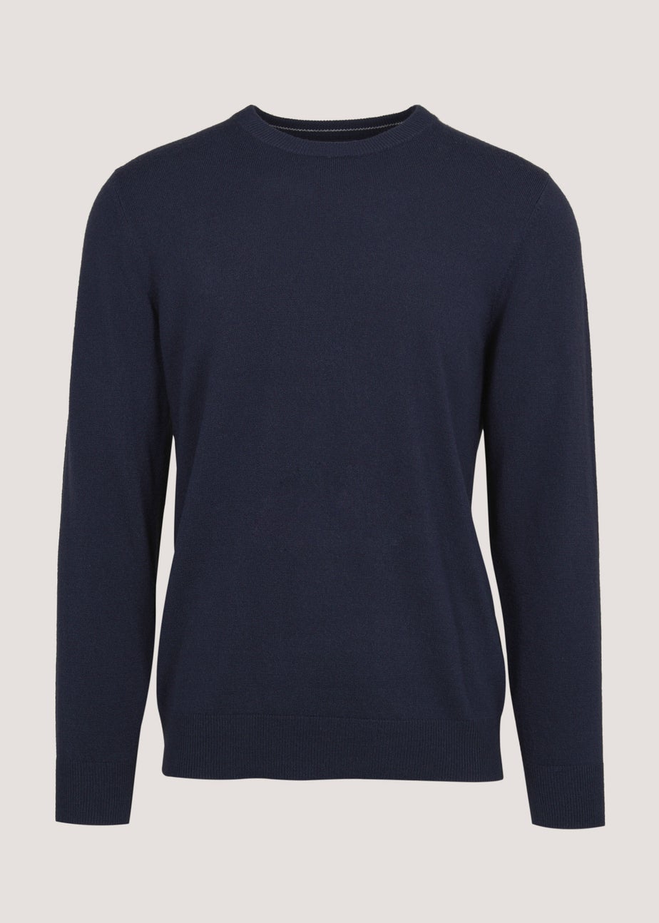 Navy Soft Touch Crew Neck Jumper