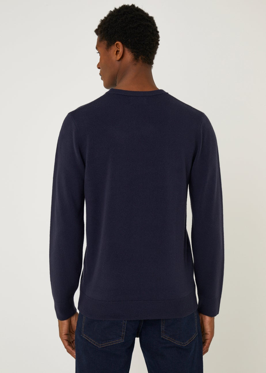 Navy Soft Touch Crew Neck Jumper