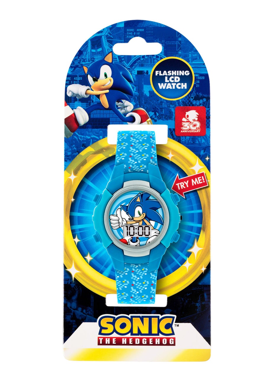Kids Blue Sonic the Hedgehog Flashing Watch (One Size)