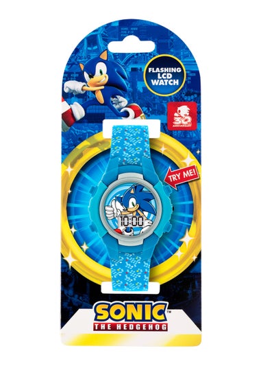 Kids Blue Sonic the Hedgehog Flashing Watch (One Size)