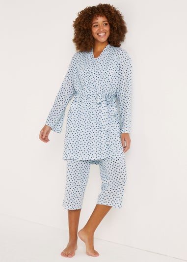Blue Heart Dressing Gown