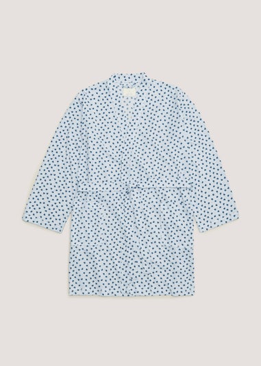 Blue Heart Dressing Gown