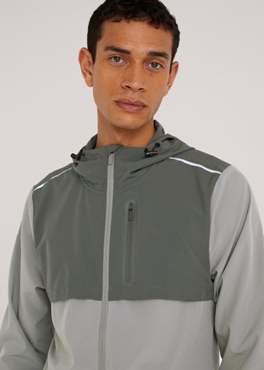 Souluxe Grey Panel Sports Jacket
