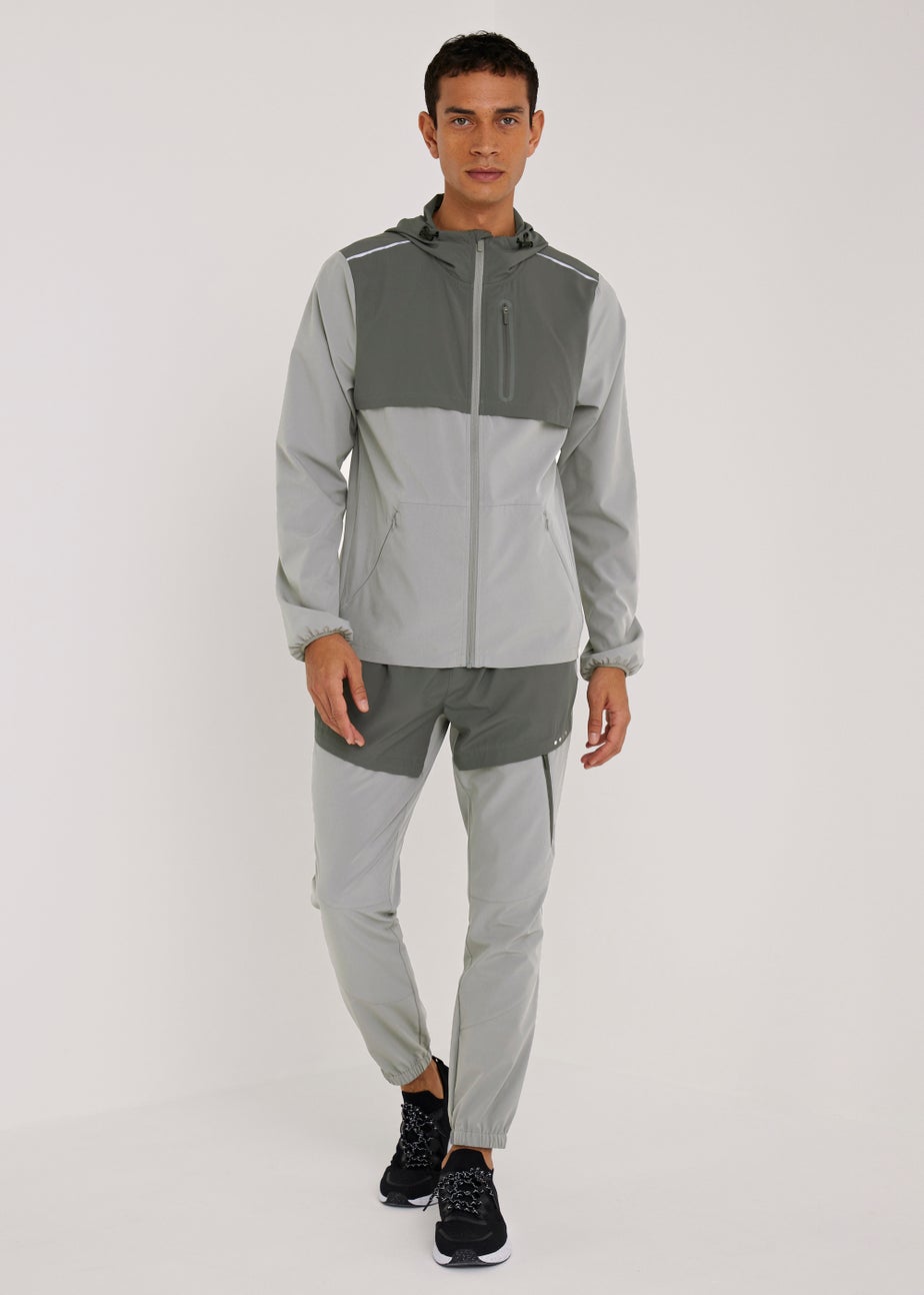 Souluxe Grey Panel Sports Jacket