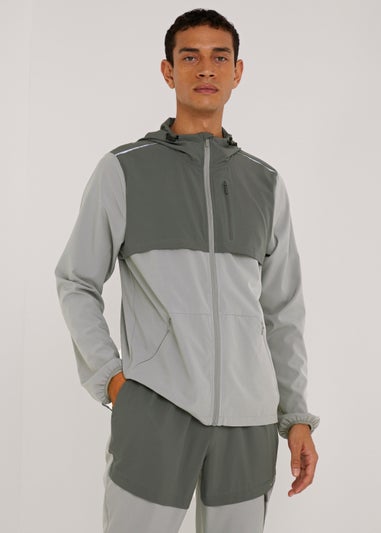 Souluxe Grey Panel Sports Jacket