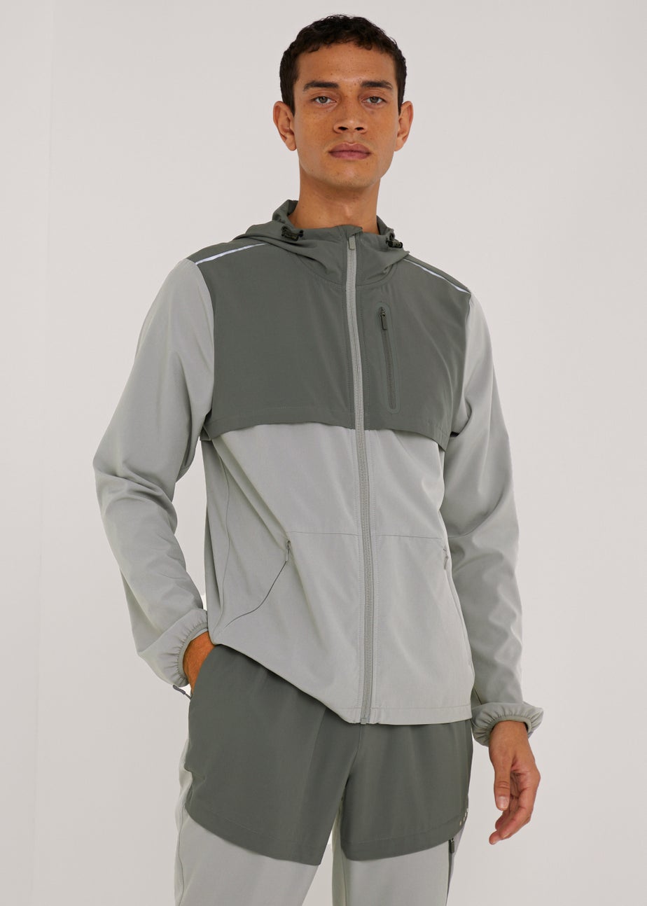 Souluxe Grey Panel Sports Jacket