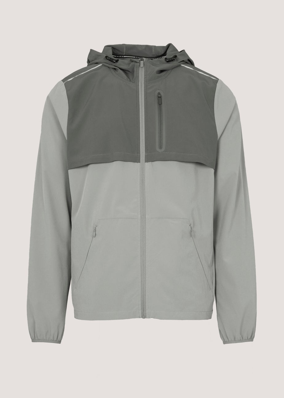 Souluxe Grey Panel Sports Jacket