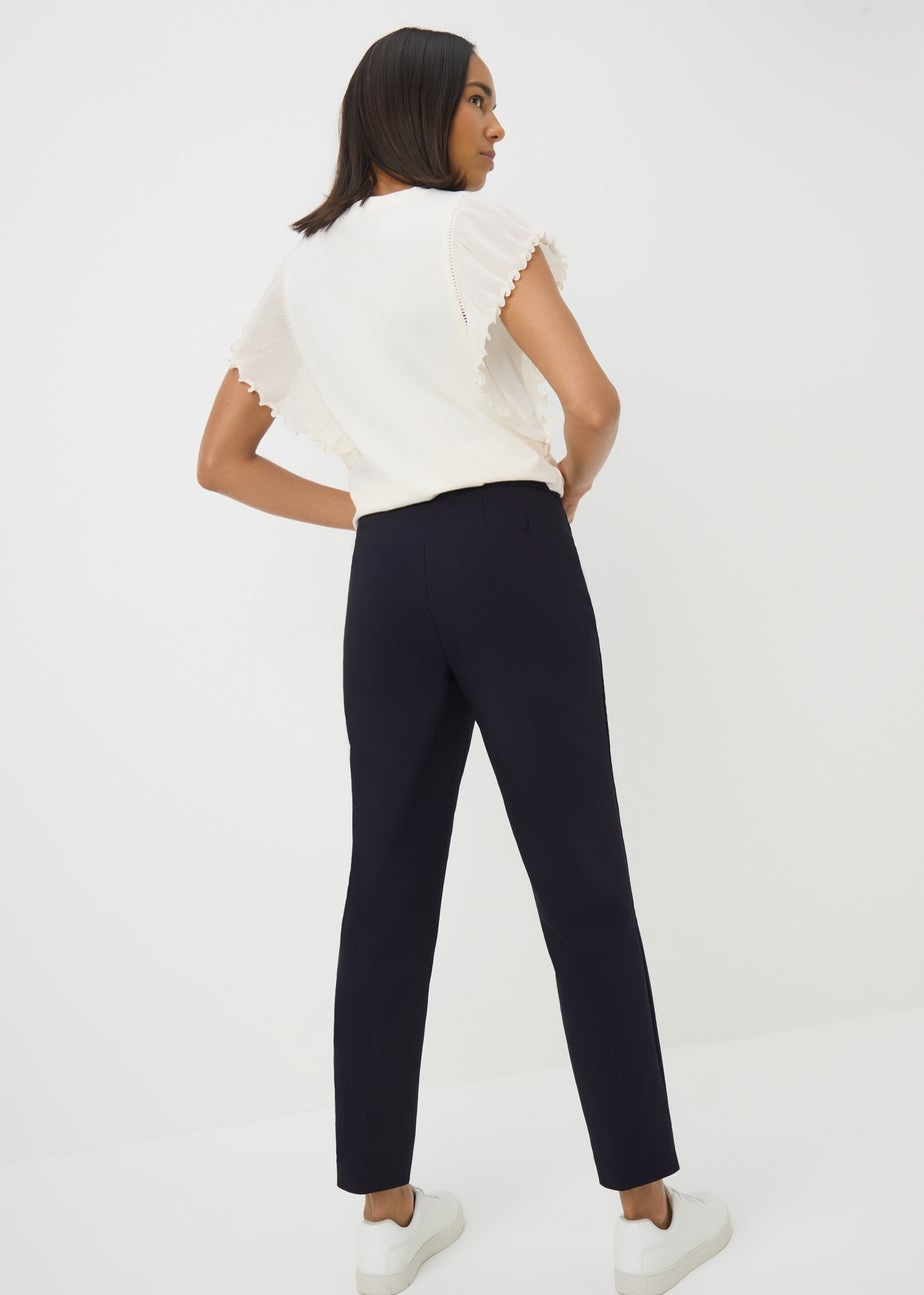 Et Vous Navy Capri Trousers