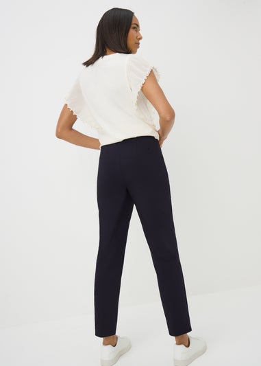 Et Vous Navy Capri Trousers