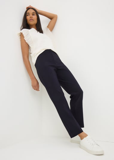 Et Vous Navy Capri Trousers