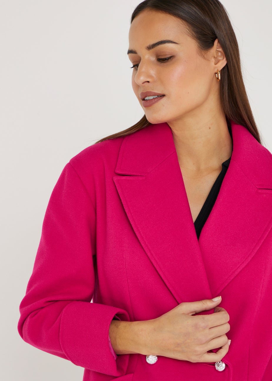 Et Vous Pink Metal Trim Coat
