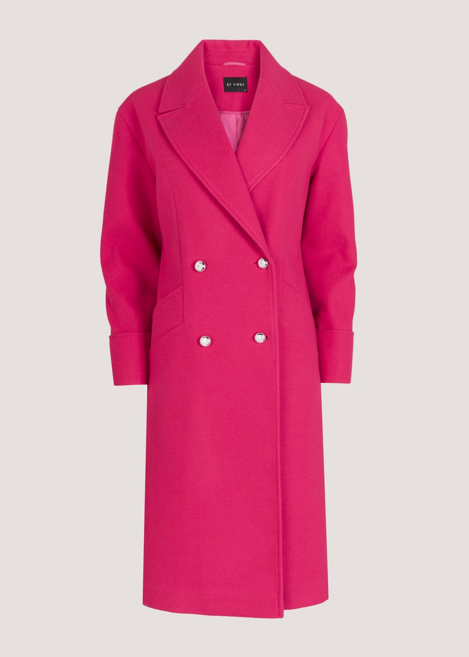 Et Vous Pink Metal Trim Coat