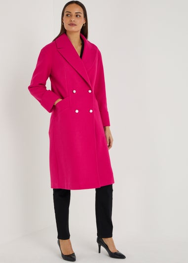Et Vous Pink Metal Trim Coat