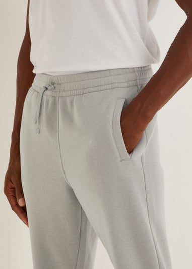 Cream Slim Fit Cuffed Joggers