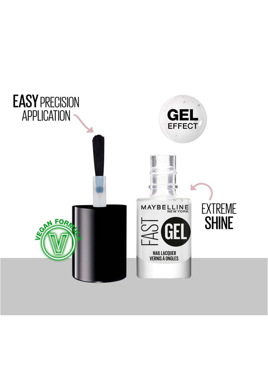 Maybelline Fast Gel Nail Varnish - Top Coat (7ml)