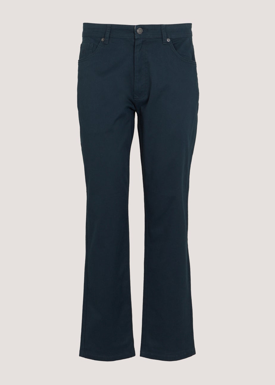 Lincoln Navy 5 Pocket Trousers