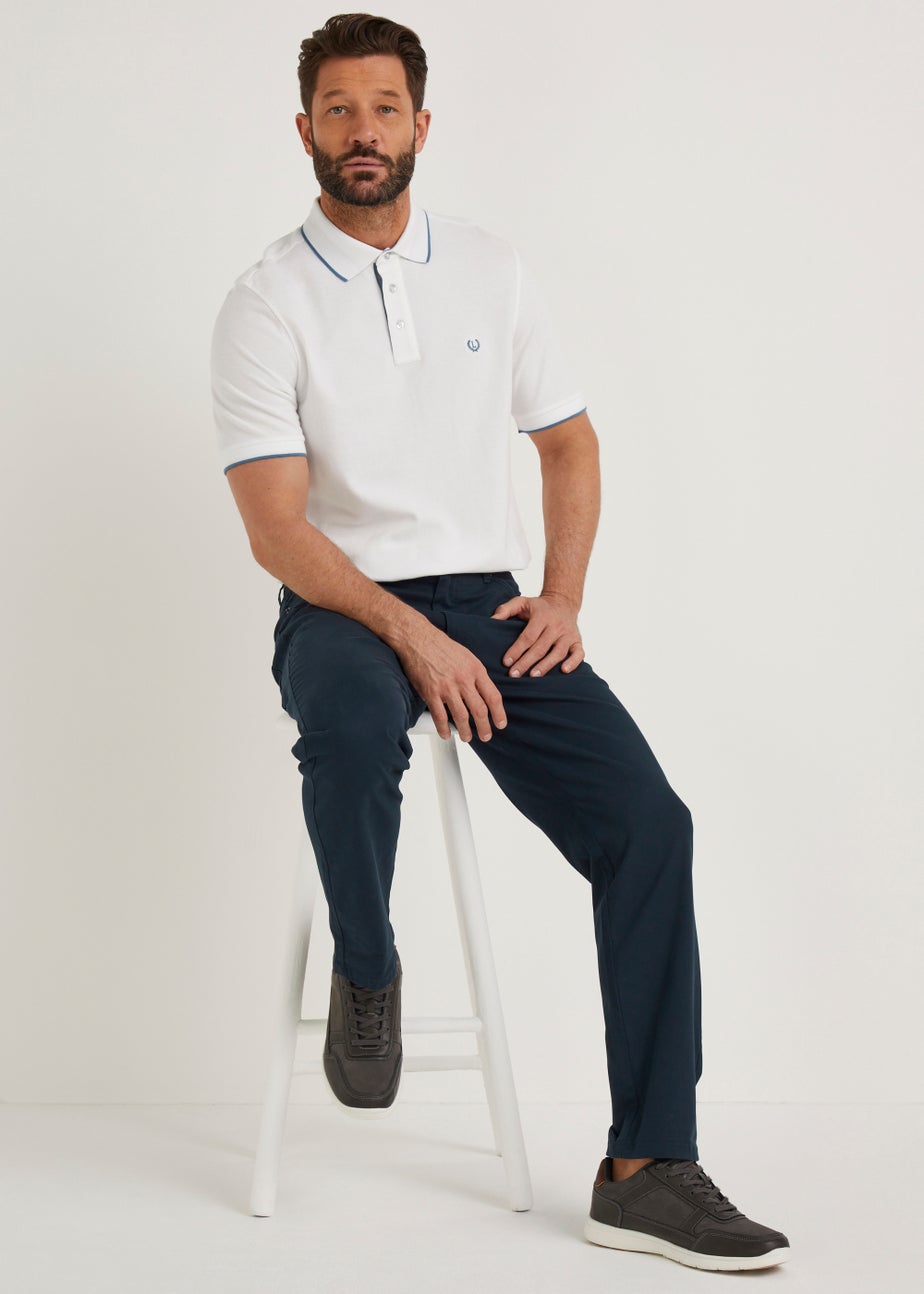 Lincoln Navy 5 Pocket Trousers