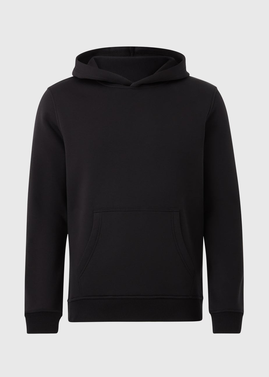 Black Pull-On Hoodie