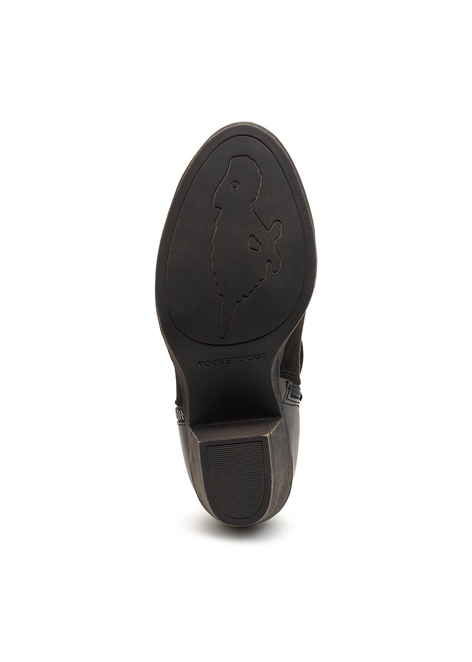 Rocket Dog Salina Black Ankle Boots