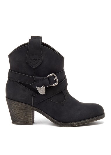 Rocket Dog Satire Black Ankle Boots