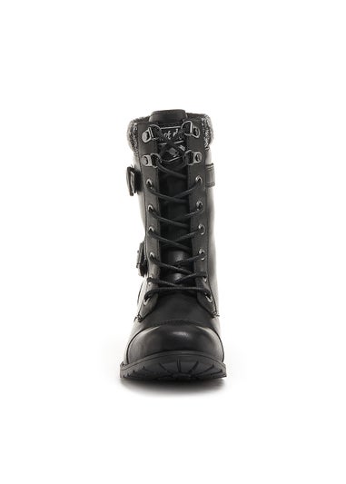 Rocket Dog Billie Black Lace Up Boots