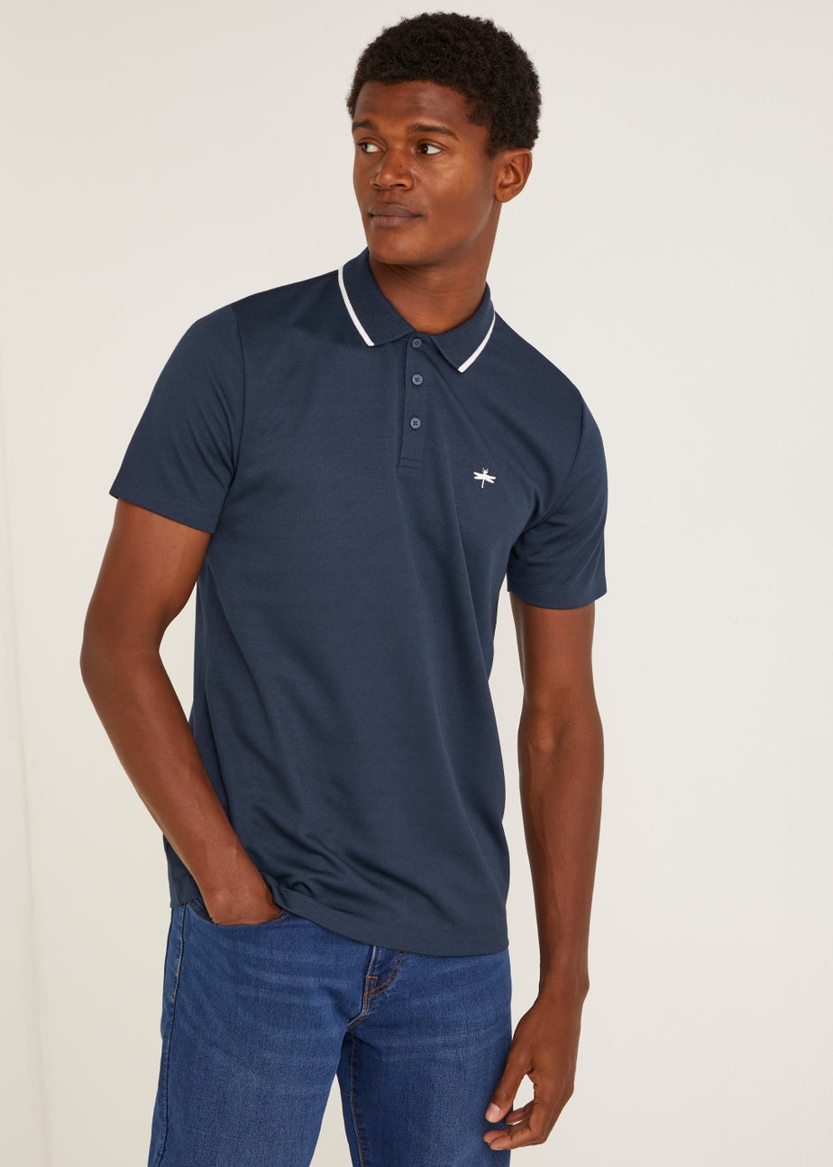 Navy Modal Polo Shirt